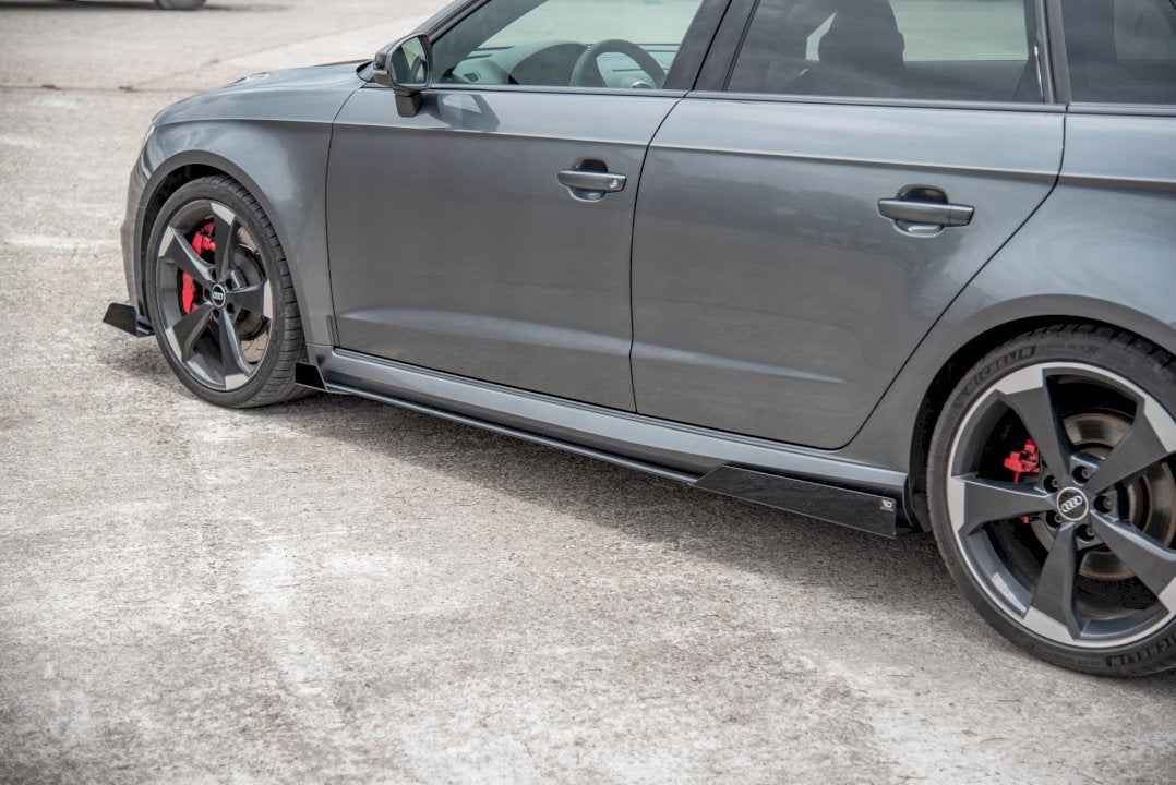 Maxton Design - SIDE SKIRT FLAPS AUDI RS3 8V SPORTBACK (2015-2016)
