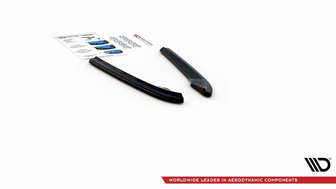Maxton Design - REAR SIDE SPLITTERS AUDI S4/ A4 S-LINE B8 SEDAN (2008-2011)