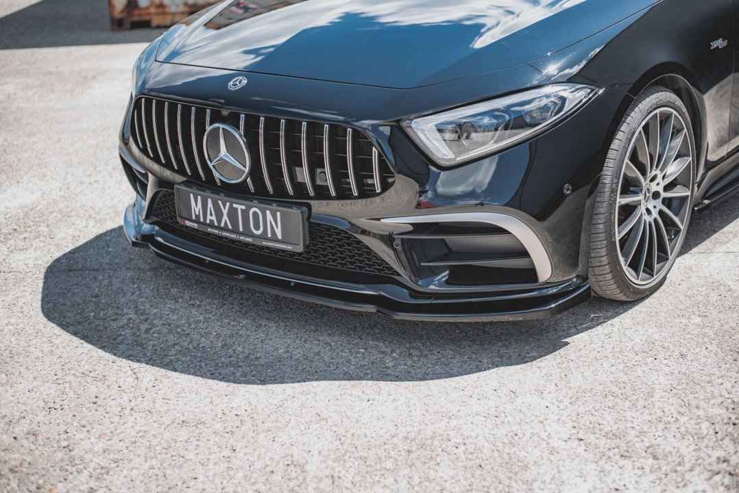 Maxton Design - FRONT SPLITTER V.2 MERCEDES-BENZ CLS AMG LINE / 53AMG C257 (2018-2021)