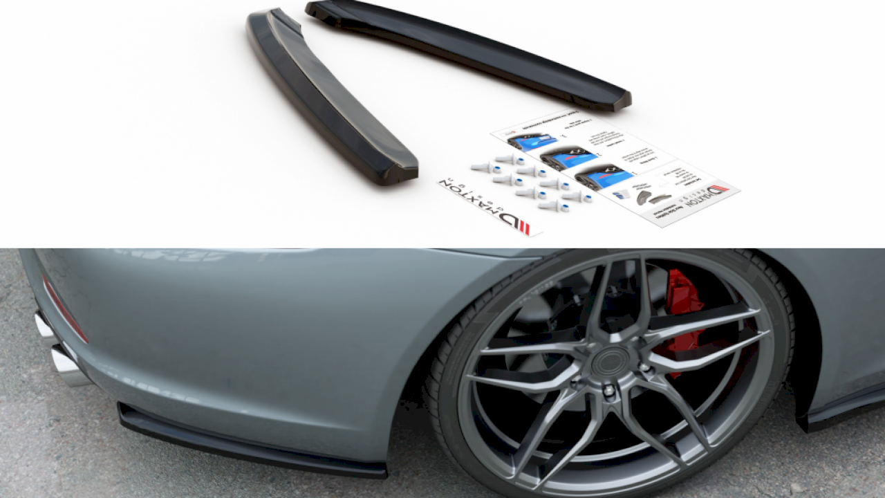 Maxton Design - REAR SIDE SPLITTERS PORSCHE 911 CARRERA 991 (2011-2016)