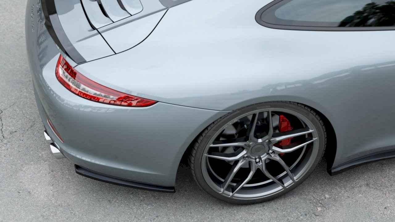 Maxton Design - REAR SIDE SPLITTERS PORSCHE 911 CARRERA 991 (2011-2016)