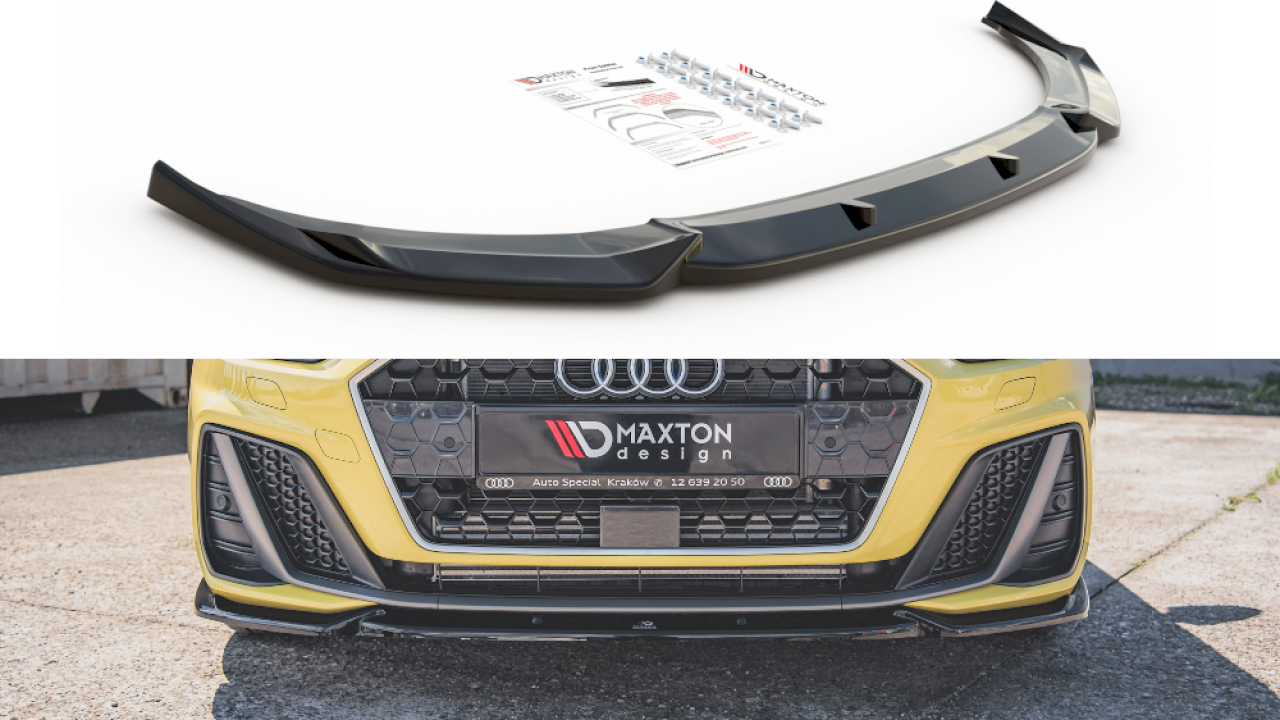 Maxton Design - FRONT SPLITTER V3 AUDI A1 S-LINE GB (2018-)