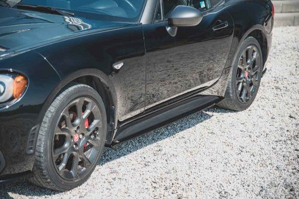 Maxton Design - SIDE SKIRTS SPLITTERS FIAT 124 SPIDER ABARTH (2017 - 2020)