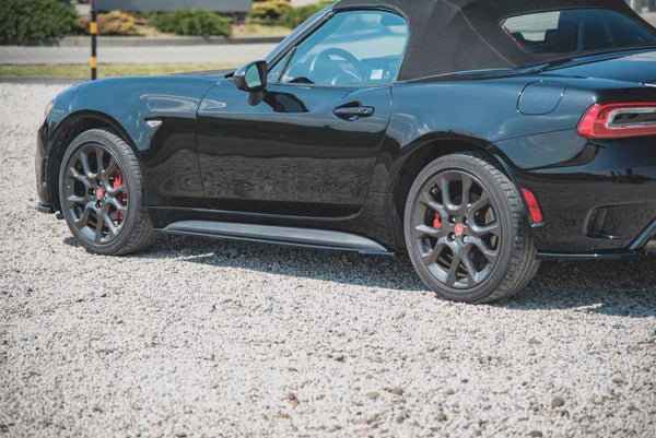 Maxton Design - SIDE SKIRTS SPLITTERS FIAT 124 SPIDER ABARTH (2017 - 2020)