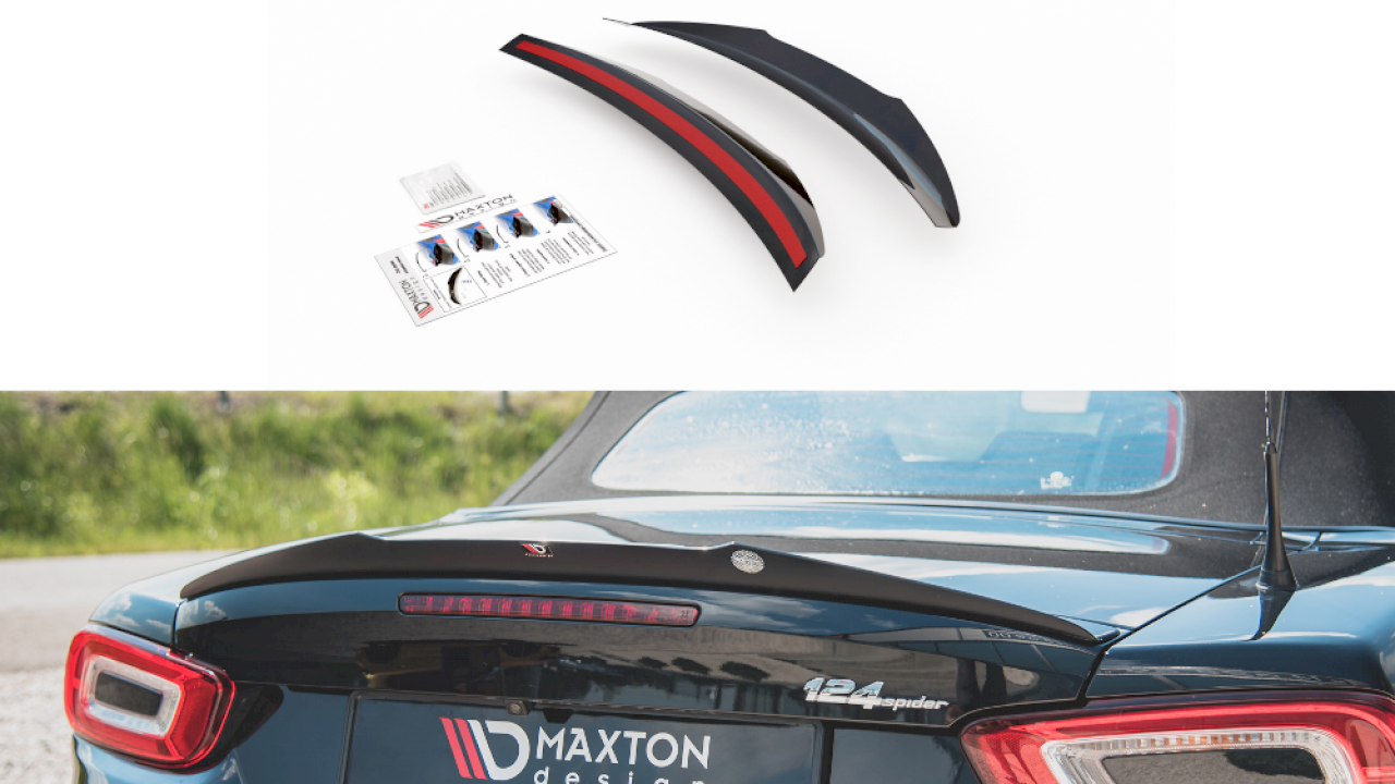 Maxton Design - SPOILER CAP FIAT 124 SPIDER ABARTH (2017-2020)