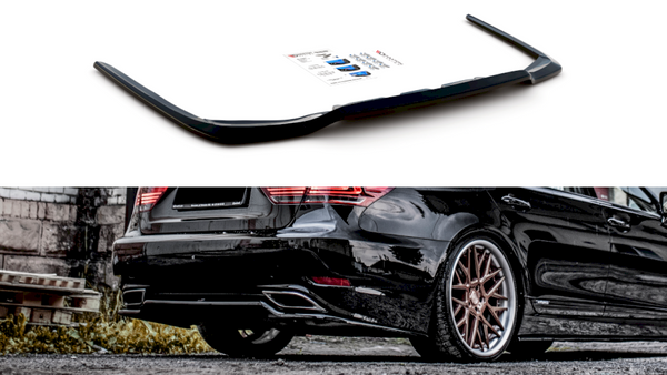 Maxton Design - CENTRAL REAR SPLITTER LEXUS LS MK4 FACELIFT (2012-2017)