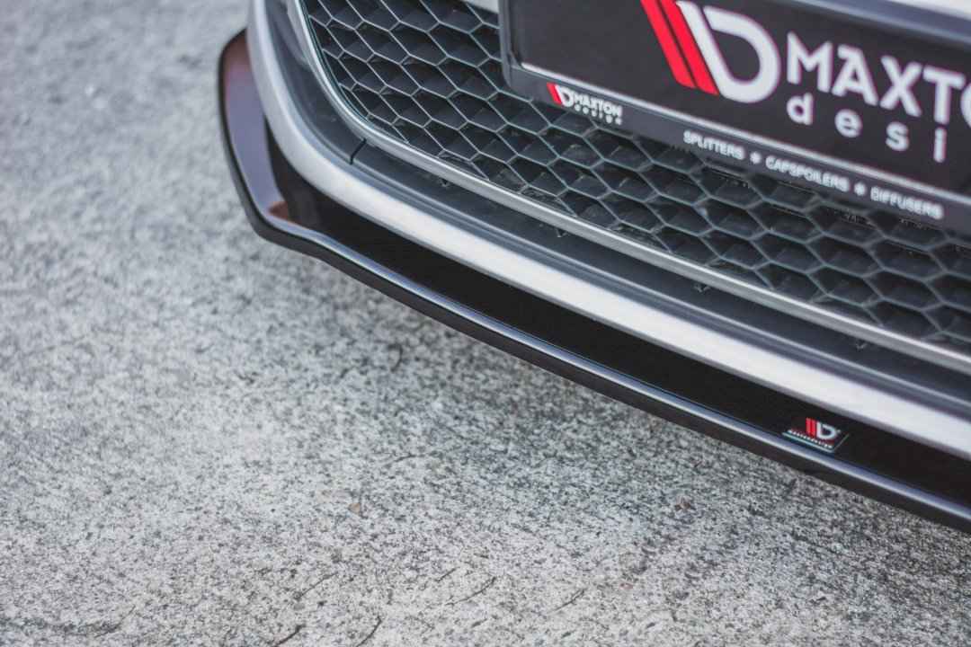 Maxton Design - Front Splitter V.2 VW GOLF MK7 Pre Facelift GTI