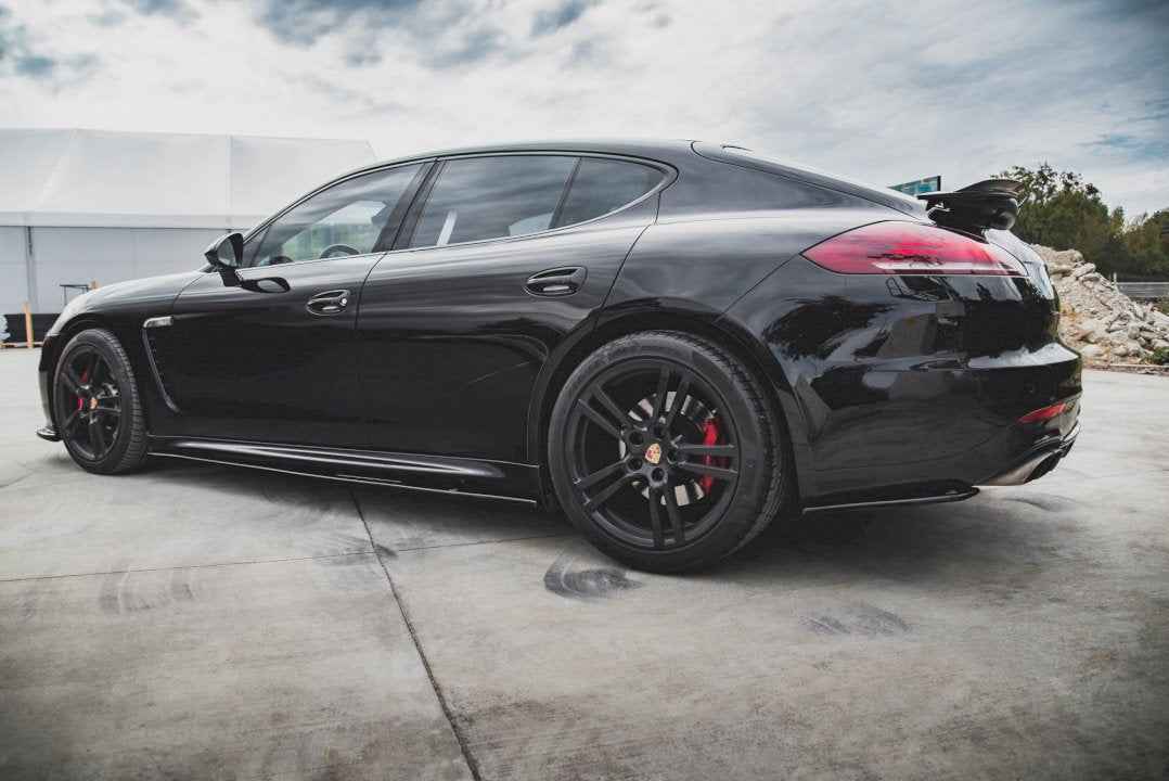 Maxton Design - REAR SIDE SPLITTERS PORSCHE PANAMERA TURBO 970 FACELIFT (2013-2016)