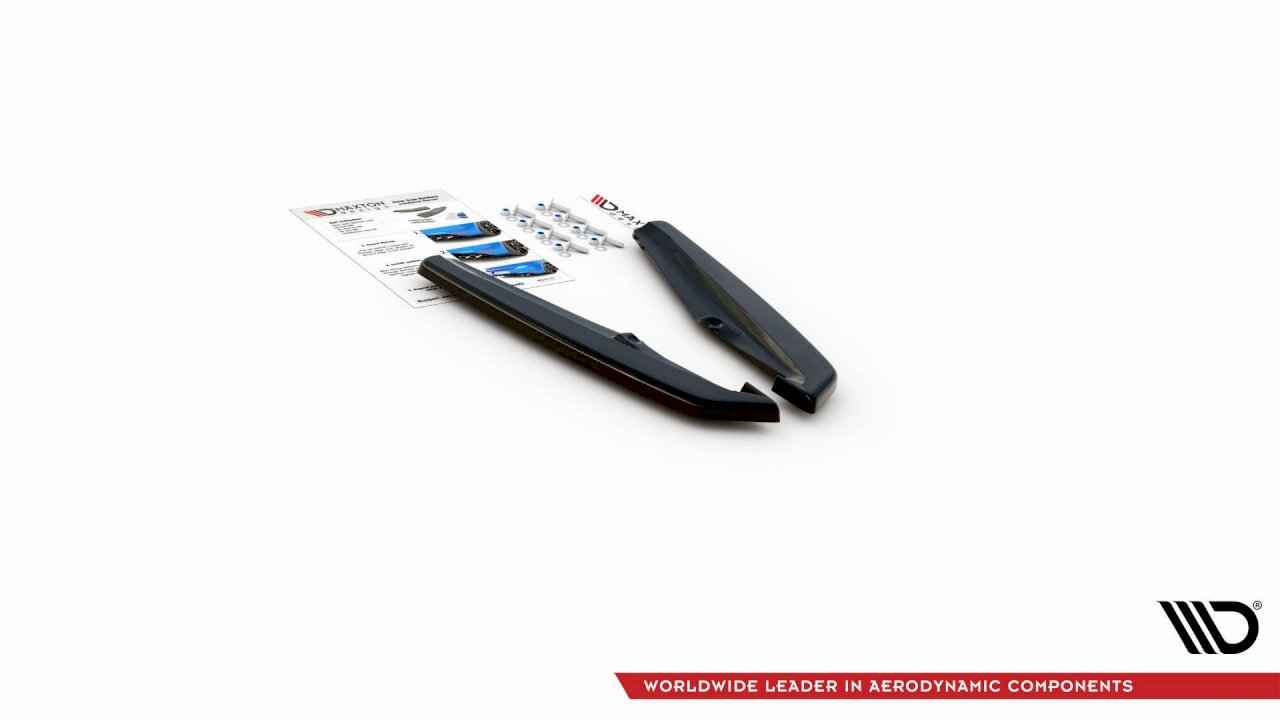 Maxton Design - REAR SIDE SPLITTERS PORSCHE PANAMERA TURBO 970 FACELIFT (2013-2016)