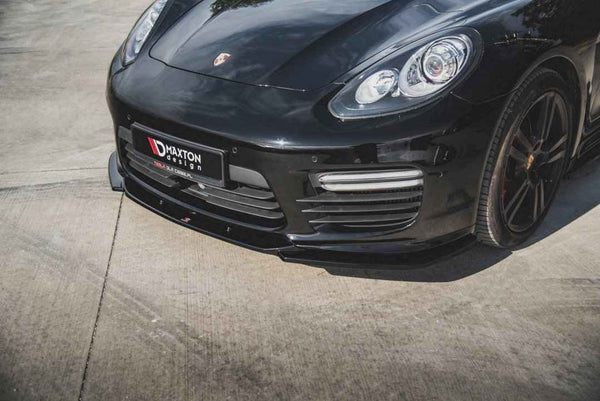Maxton Design - FRONT SPLITTER V2 PORSCHE PANAMERA TURBO 970 FACELIFT (2013-2016)