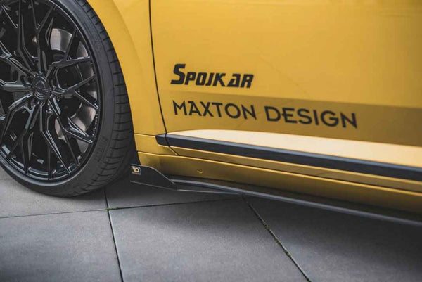 Maxton Design - STREET PRO MAXTON RACING SIDE SKIRTS DIFFUSERS (+FLAPS) VW ARTEON R-LINE (2017-2020)