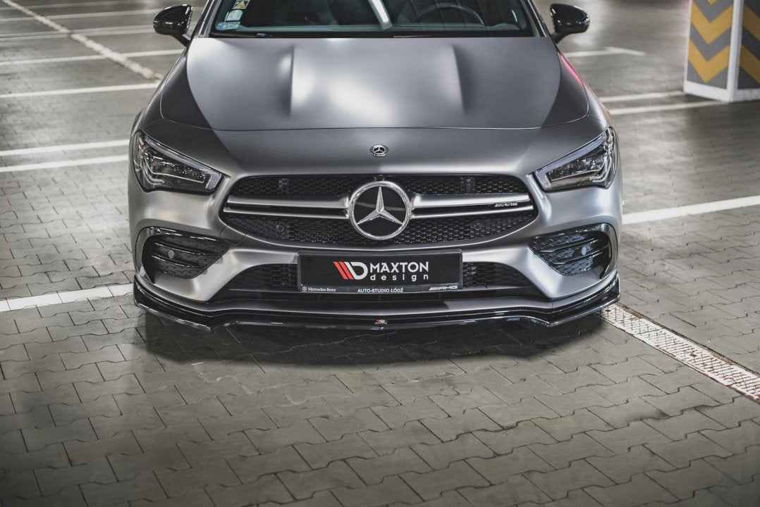 Maxton Design - FRONT SPLITTER V1 MERCEDES-AMG CLA 35 AERO C118 (2019-2023)