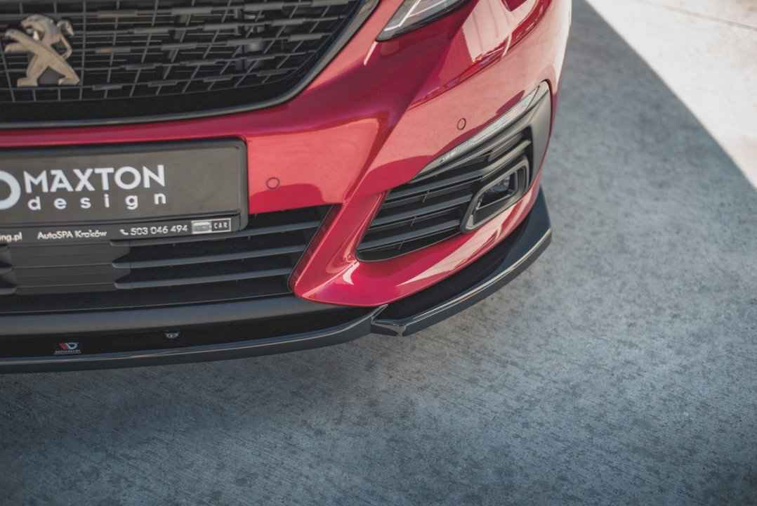Maxton Design - FRONT SPLITTER V2 PEUGEOT 308 GT MK2 FACELIFT (2017-)