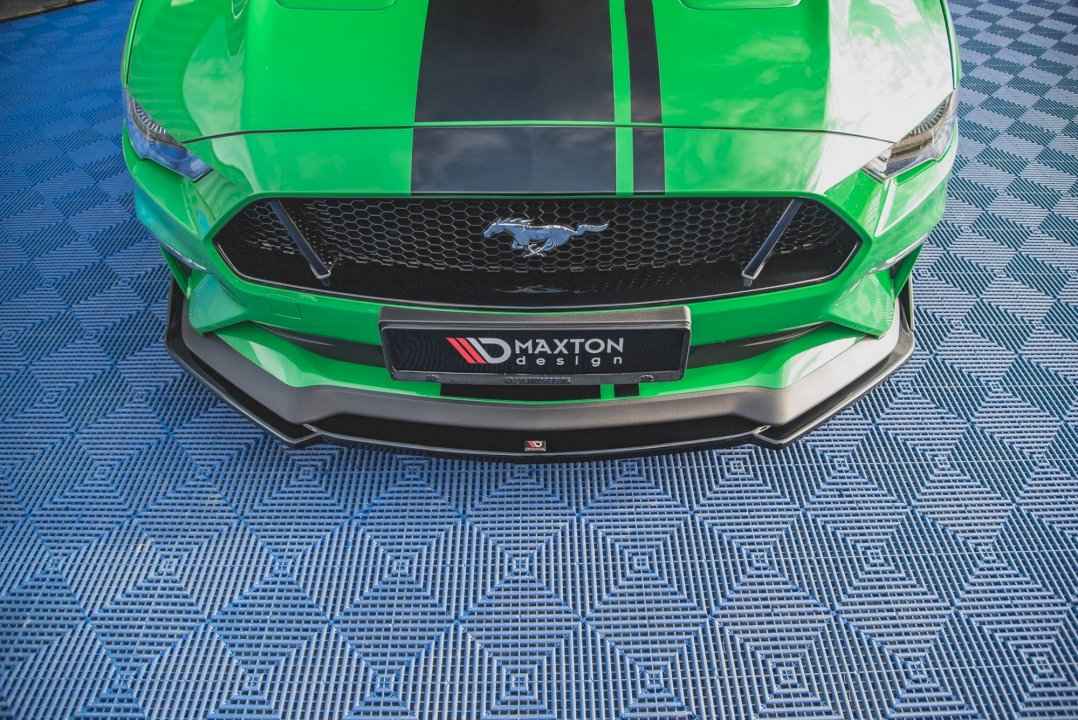 Maxton Design - FRONT SPLITTER V.2 + FLAPS FORD MUSTANG GT MK6 FACELIFT