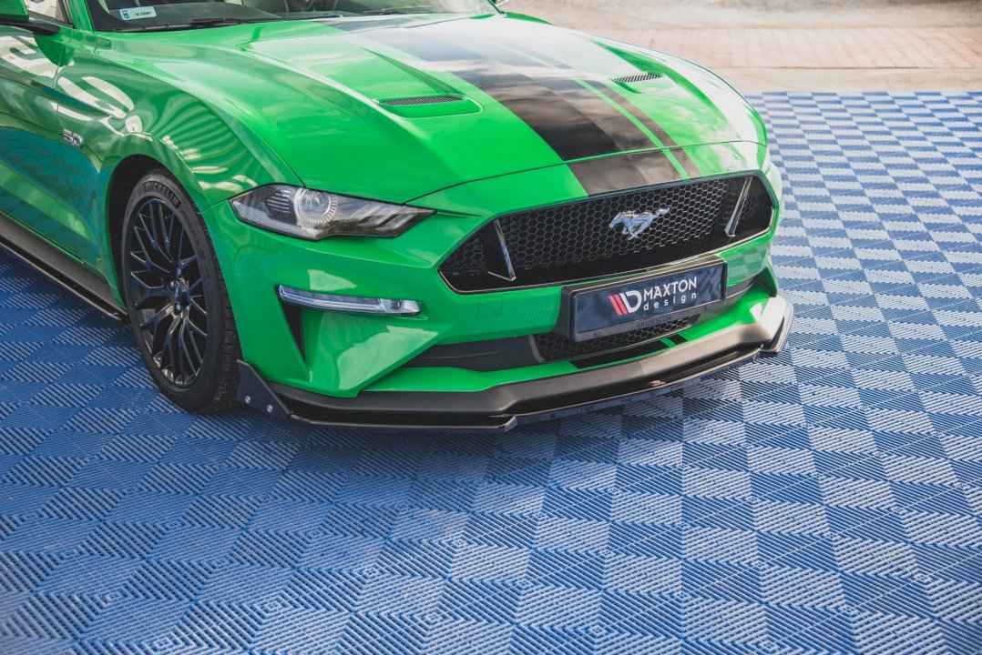 Maxton Design - FRONT SPLITTER V.2 + FLAPS FORD MUSTANG GT MK6 FACELIFT