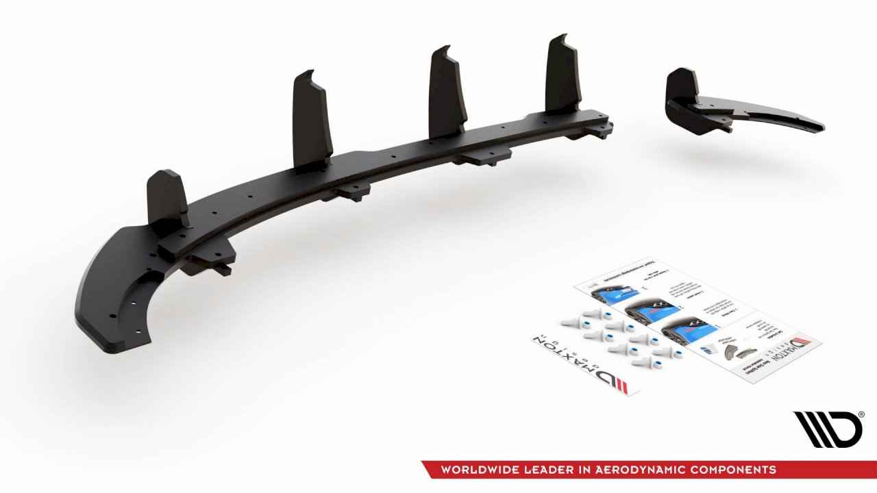 Maxton Design - STREET PRO REAR VALANCE VW POLO GTI MK6 (2017-2021)