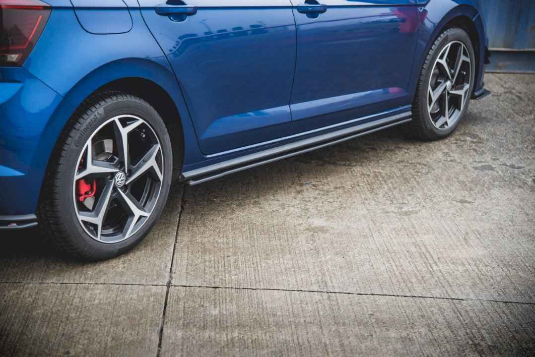 Maxton Design - STREET PRO SIDE SKIRTS DIFFUSERS VW POLO GTI MK6 (2017-2021)