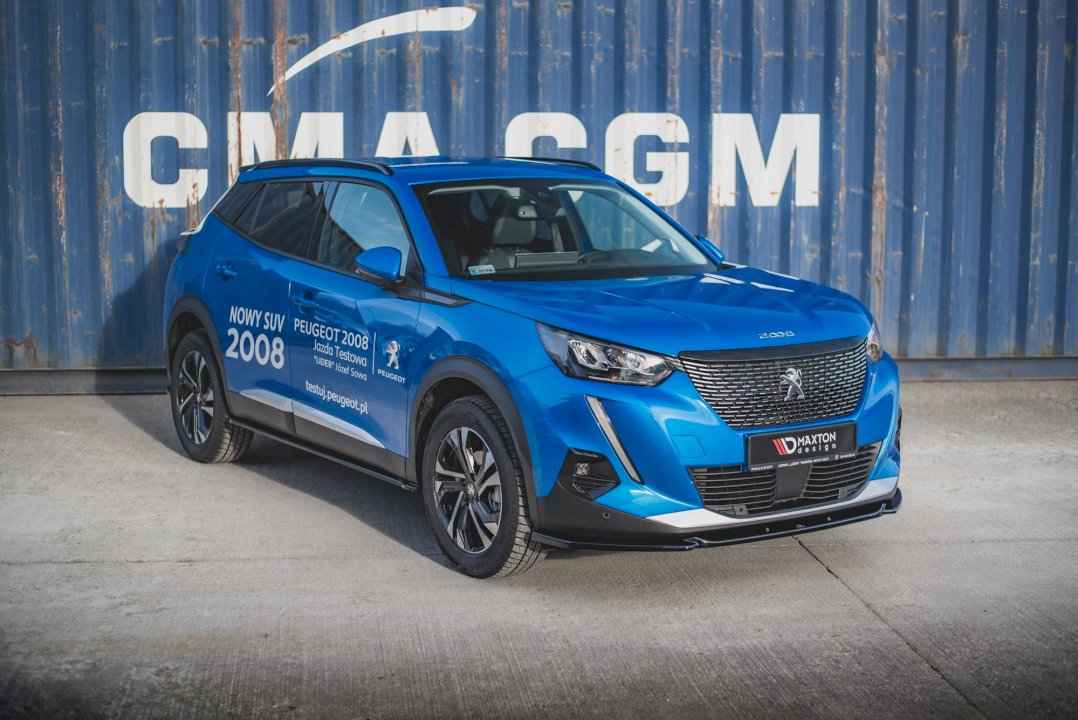 Maxton Design - FRONT SPLITTER V2 PEUGEOT 2008 MK2 (2019-2023)