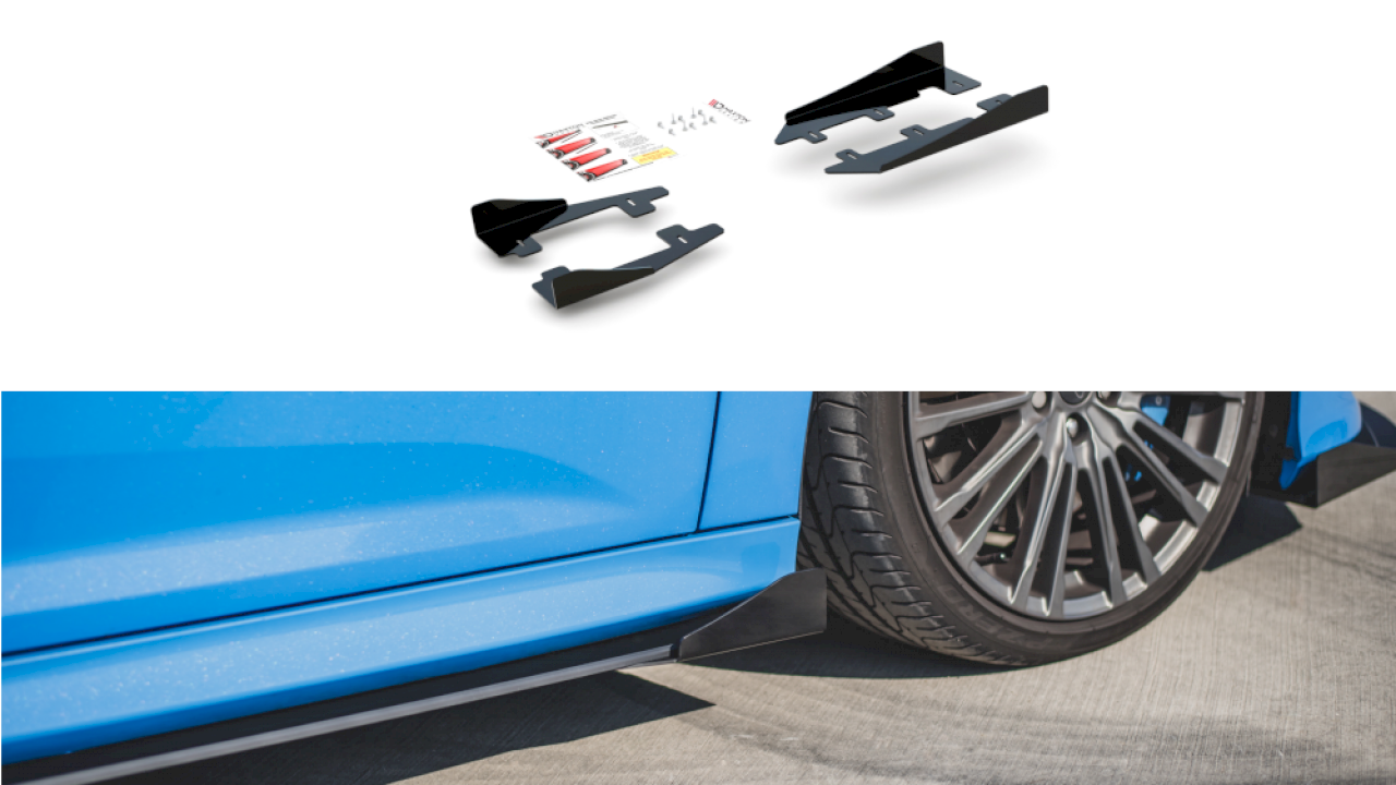 Maxton Design - STREET PRO SIDE FLAPS FORD FOCUS RS MK3 (2015-2018)