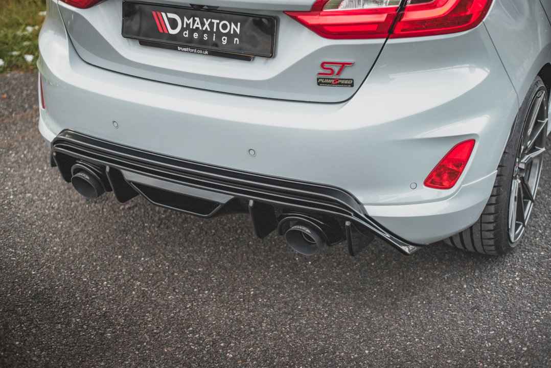 Maxton Design - REAR DIFFUSER + MILLTEK GPF/OPF BACK EXHAUST SYSTEM - FORD FIESTA MK8/8.5 ST (2018-2024)