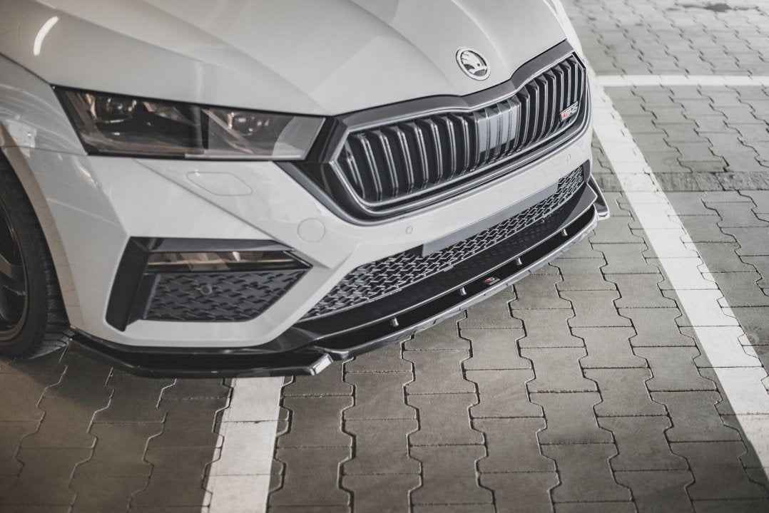 Maxton Design - FRONT SPLITTER V3 SKODA OCTAVIA RS MK4 (2020-2024)