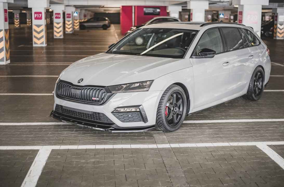 Maxton Design - FRONT SPLITTER V3 SKODA OCTAVIA RS MK4 (2020-2024)