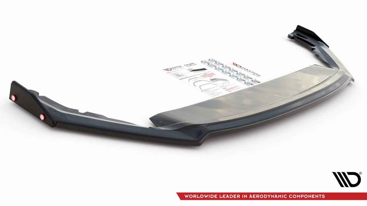 Maxton Design - FRONT SPLITTER V.2 + FLAPS SKODA OCTAVIA RS MK4