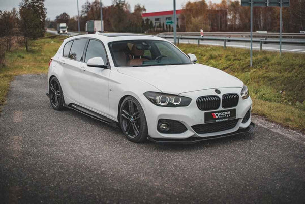 Maxton Design - STREET PRO DURABILITY SIDE SKIRTS DIFFUSERS V2 (+FLAPS) BMW 1 F20 M-PACK FACELIFT / M140I (2015-2019)