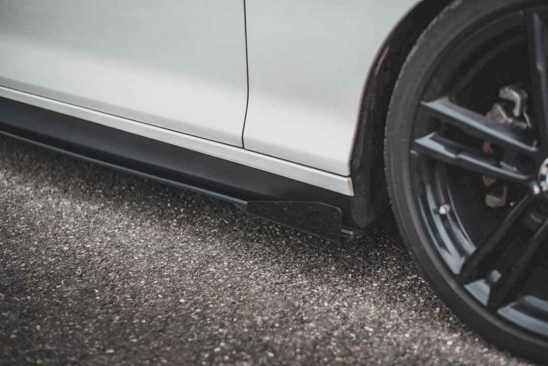 Maxton Design - STREET PRO DURABILITY SIDE SKIRTS DIFFUSERS V2 (+FLAPS) BMW 1 F20 M-PACK FACELIFT / M140I (2015-2019)