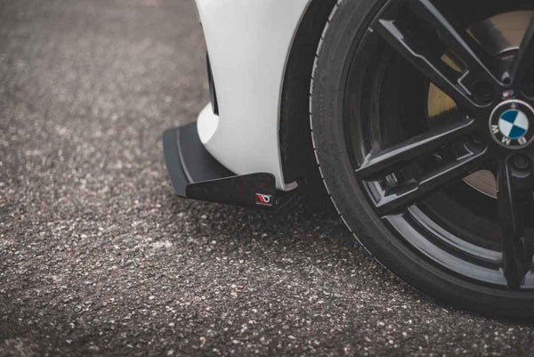 Maxton Design - STREET PRO RACING DURABILITY FRONT SPLITTER V3 (+FLAPS) BMW 1 F20 M-PACK FACELIFT / M140I (2015-2019)