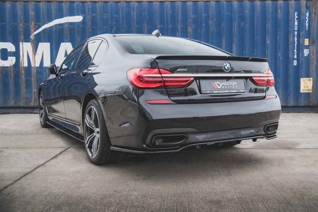 Maxton Design - Rear Splitter (Vertical Bars) BMW 7 M-Pack G11 / G12