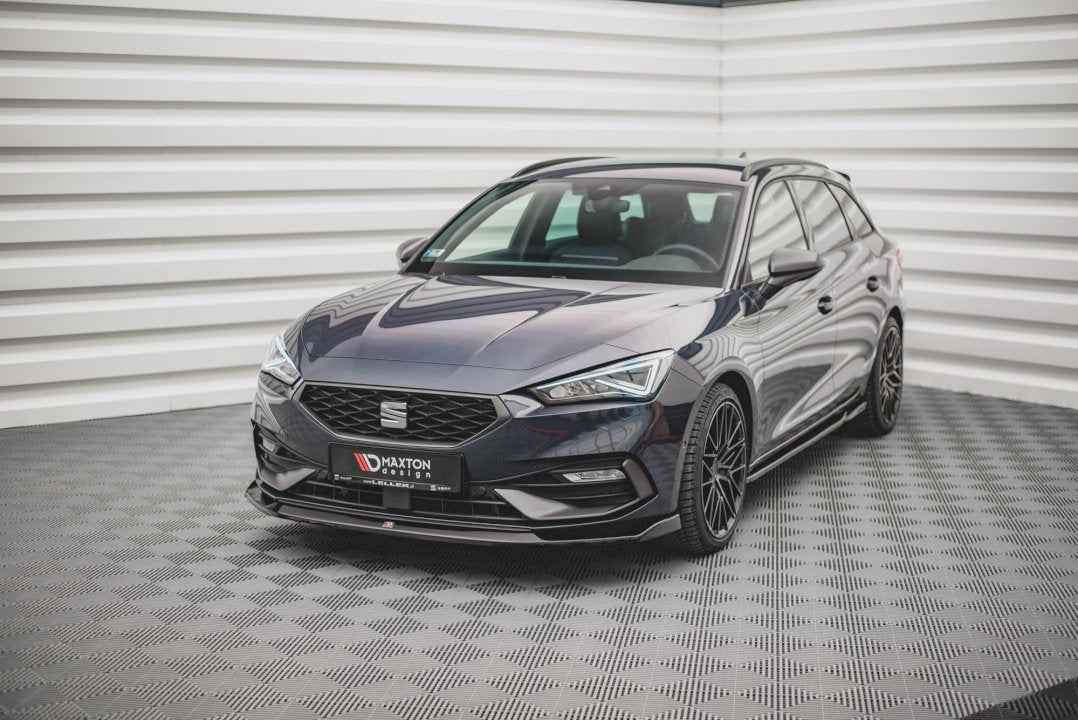 Maxton Design - FRONT SPLITTER V3 SEAT LEON FR MK4 (2020-)
