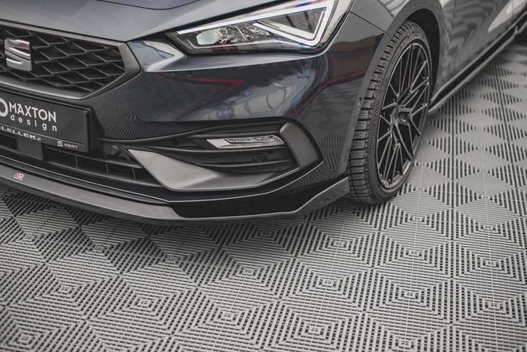 Maxton Design - FRONT SPLITTER V3 SEAT LEON FR MK4 (2020-)