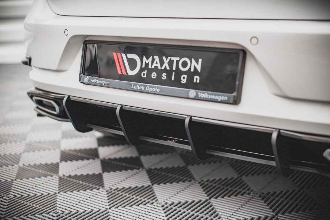 Maxton Design - STREET PRO REAR DIFFUSER VW GOLF R-LINE 7.5 (2017-2019)