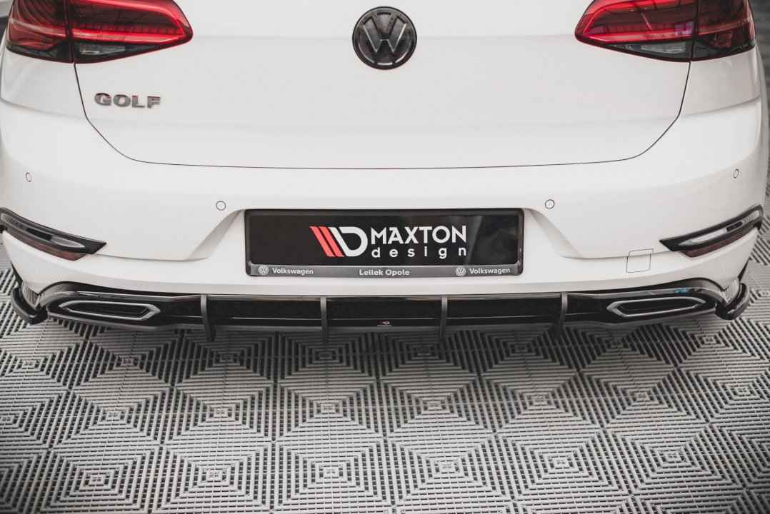 Maxton Design - STREET PRO REAR DIFFUSER VW GOLF R-LINE 7.5 (2017-2019)