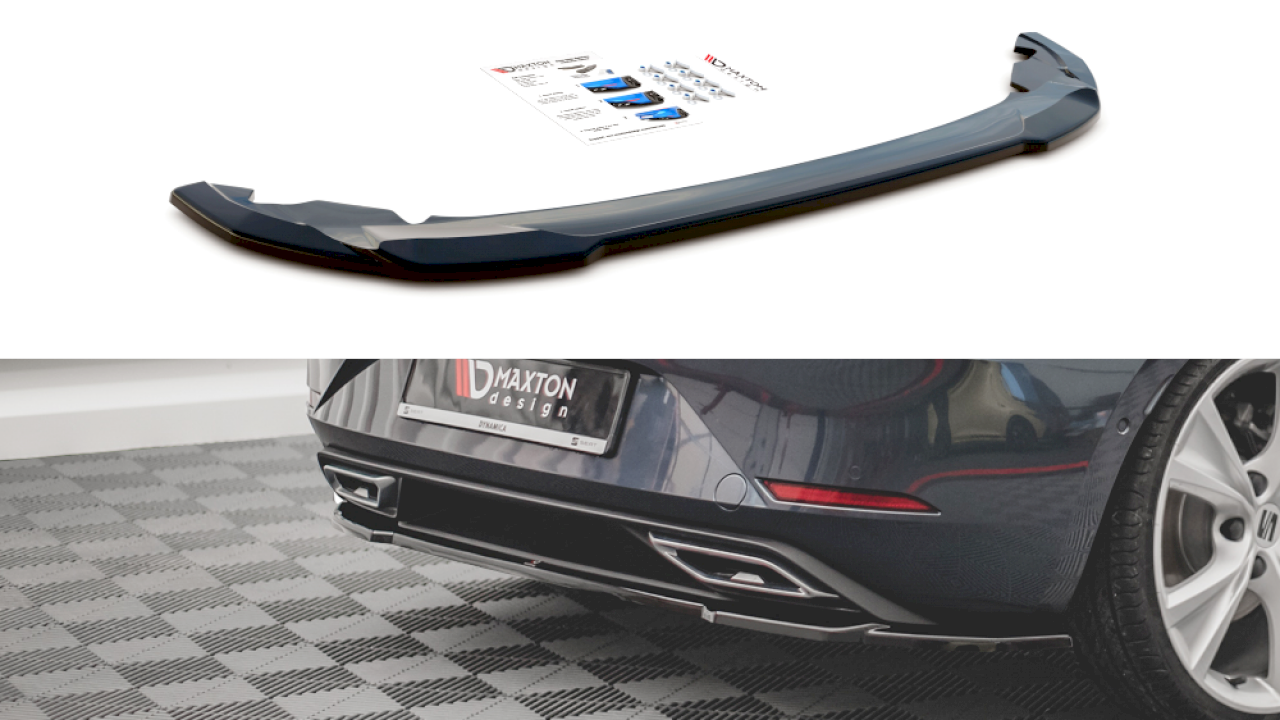 Maxton Design - CENTRAL REAR SPLITTER SEAT LEON FR HATCHBACK MK4 (2020-)