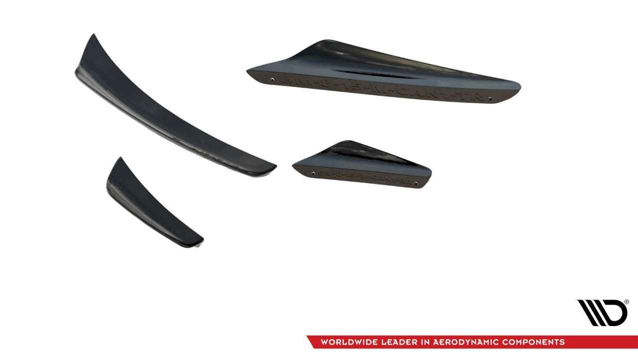 Maxton Design - FRONT BUMPER WINGS (CANARDS) BMW M8 GRAN COUPE F93 (2019-)