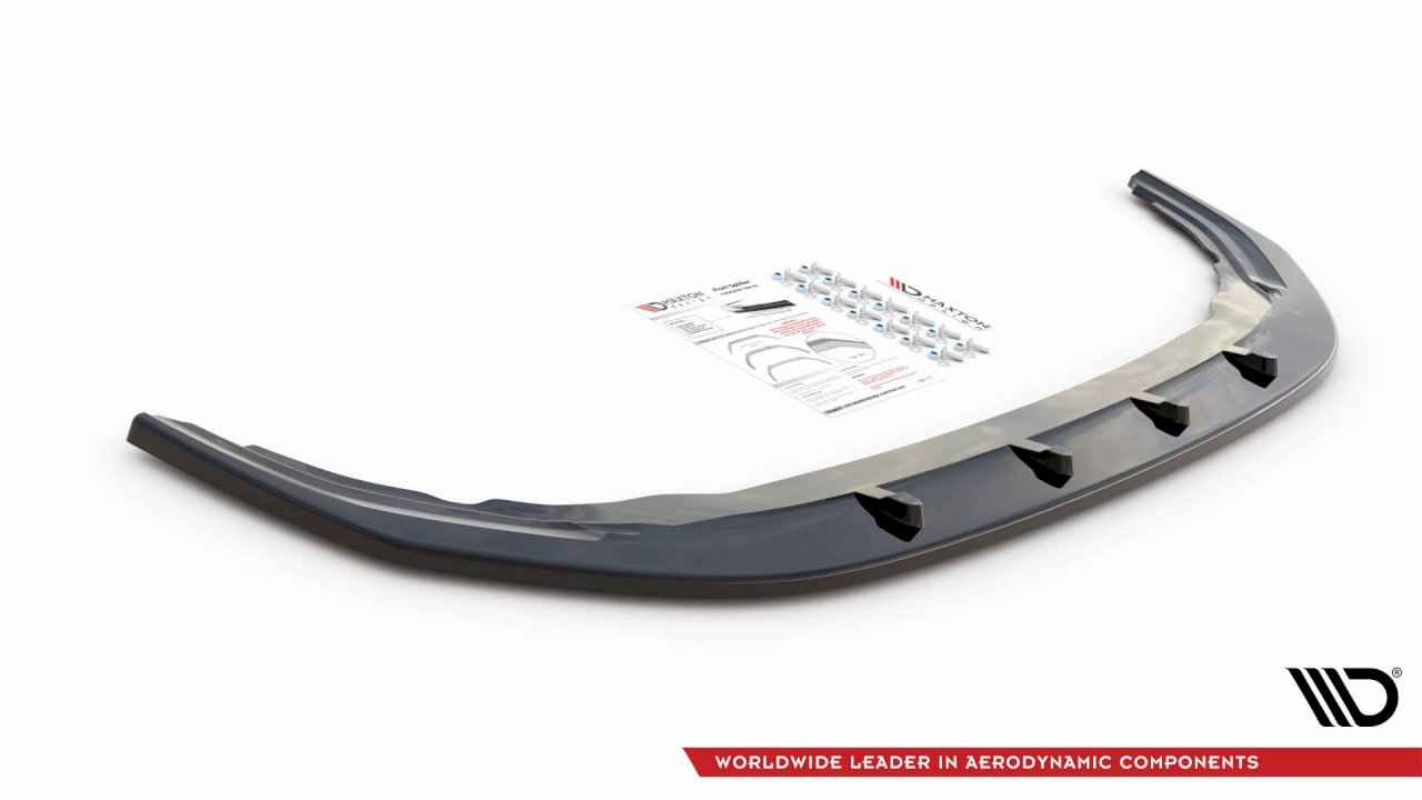 Maxton Design - FRONT SPLITTER V.1 VW GOLF R MK8 (2020-)