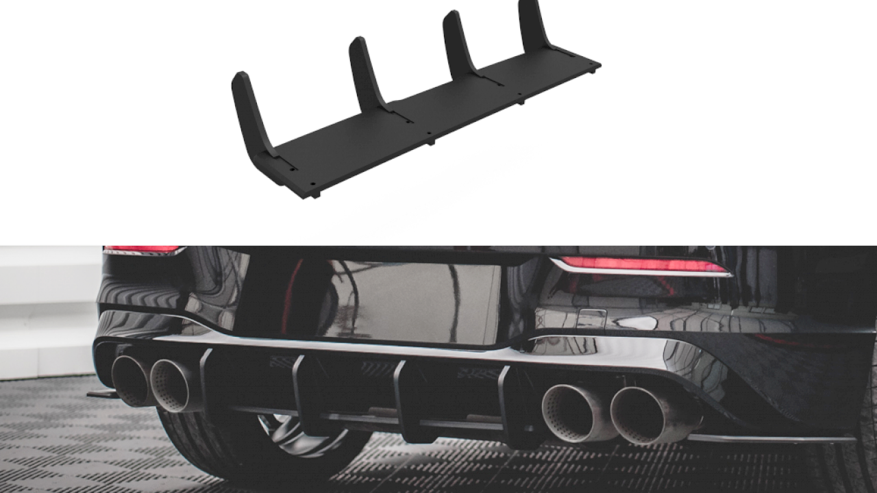 Maxton Design - STREET PRO REAR DIFFUSER VW GOLF R MK8 (2020-)