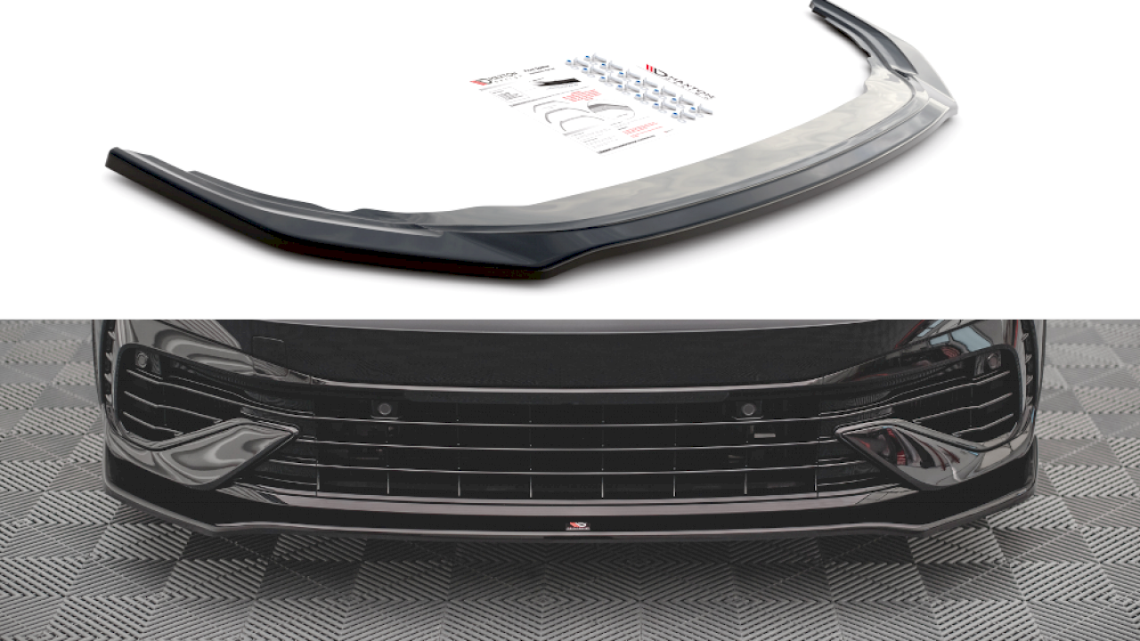 Maxton Design - FRONT SPLITTER V.3 VW GOLF R MK8 (2020-2024)
