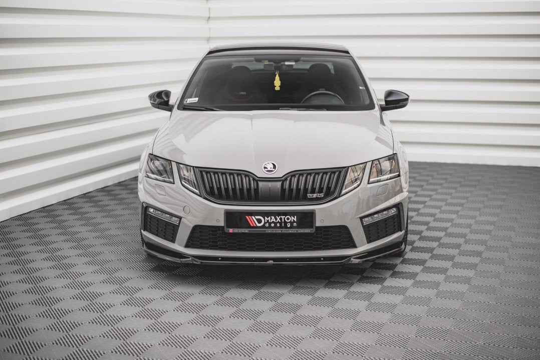 Maxton Design - FRONT SPLITTER V.3 SKODA OCTAVIA RS MK3 FACELIFT (2016-2019)
