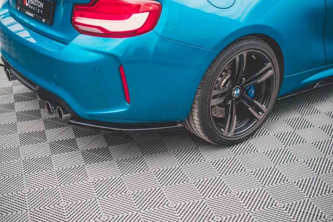 Maxton Design - REAR SIDE SPLITTERS V.2 BMW M2 F87 (2016-2020)