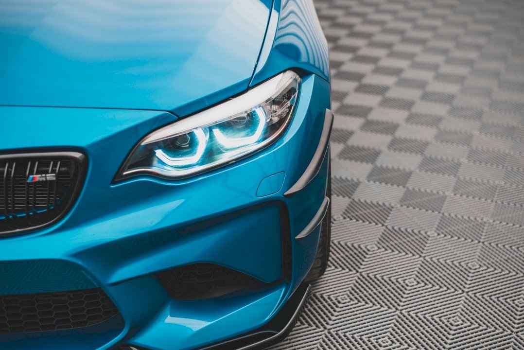 Maxton Design - FRONT BUMPER WINGS (CANARDS) BMW M2 F87 (2016-2020)