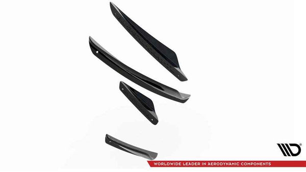 Maxton Design - FRONT BUMPER WINGS (CANARDS) BMW M2 F87 (2016-2020)