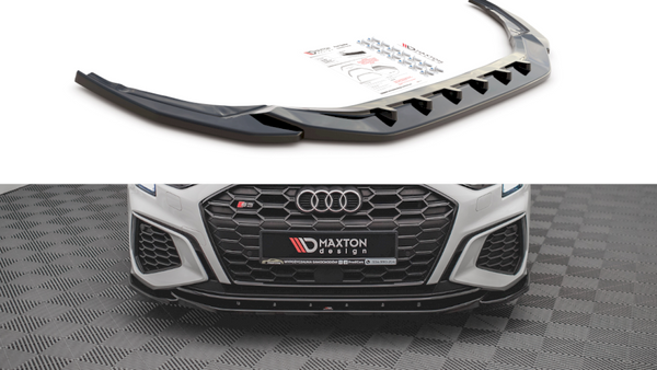 Maxton Design - FRONT SPLITTER V.4 AUDI S3 / A3 S-LINE 8Y (2020-)