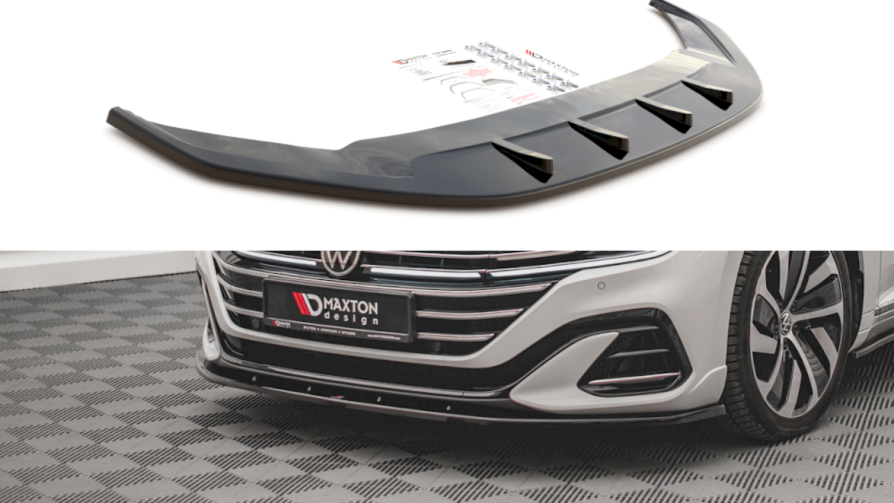 Maxton Design - FRONT SPLITTER V.2 VW ARTEON R-LINE FACELIFT (2020-)