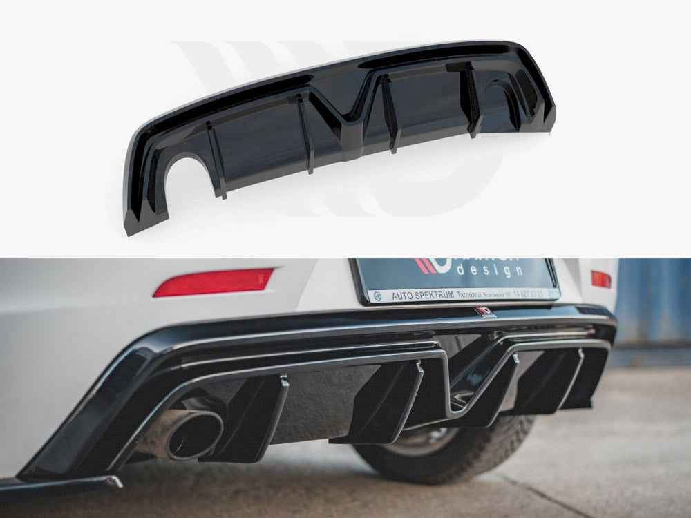 Maxton Design - REAR VALANCE ALFA ROMEO GIULIETTA FACELIFT (SINGLE EXHAUST VERSION) (2016-2020)