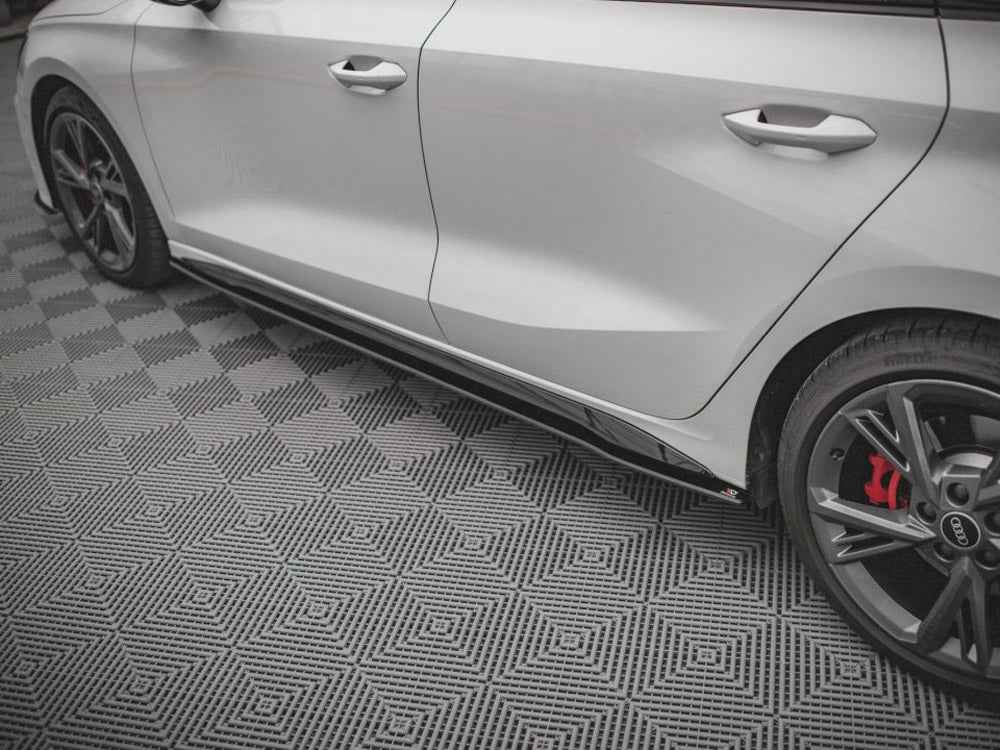Maxton Design -Street PRO Side Skirts Diffusers Audi S3 / A3 S-Line 8Y / 8Y Facelift
