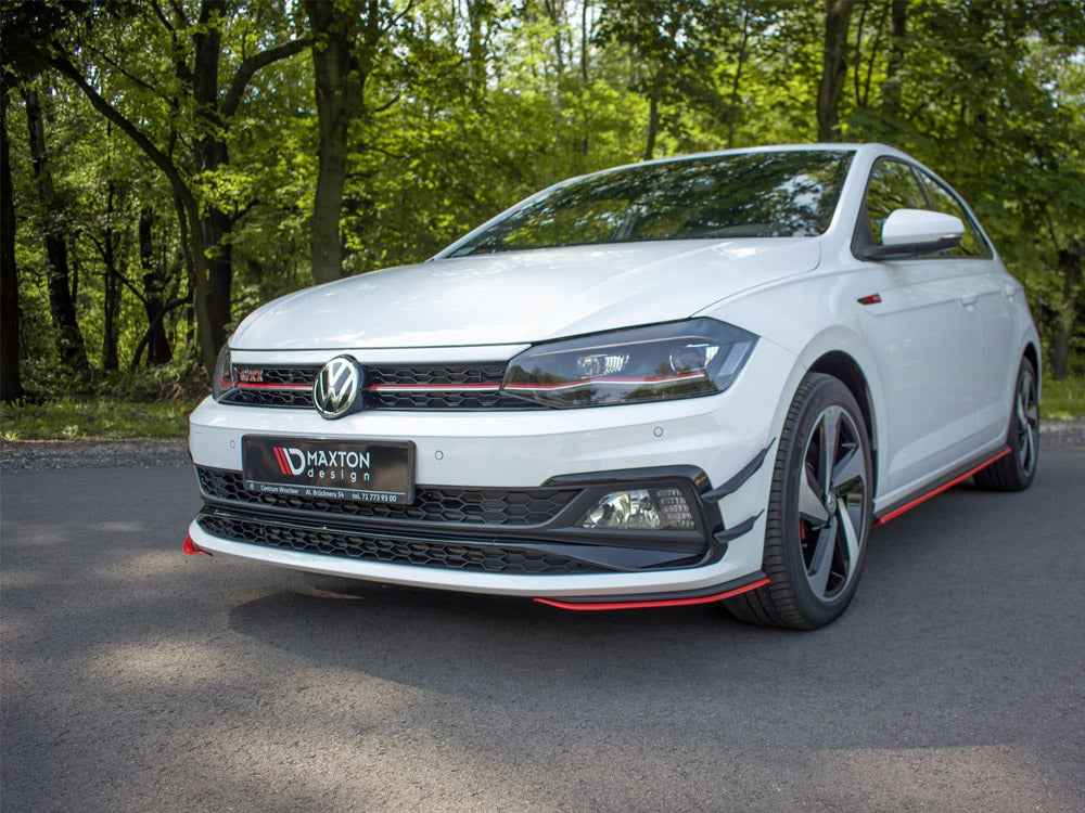 Maxton Design - Front Splitter V.5 VW Polo Mk6 GTI