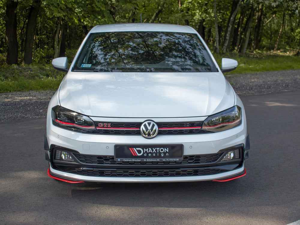 Maxton Design - Front Splitter V.5 VW Polo Mk6 GTI